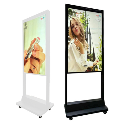 49-calowy kiosk z cyfrowymi napisami w oknie sklepu, podwójny, 2500nits i 700nits, wysoka jasność