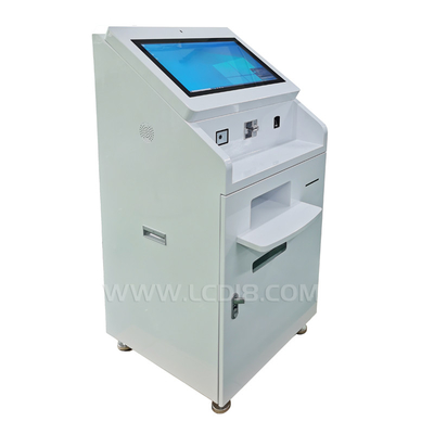 21.5 Inch Bank A4 Papier Drukowanie Kiosk samoobsługowy z kamerą 5MP