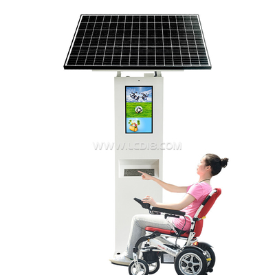 22-calowy sygnalizacja cyfrowa zewnętrzna zasilana energią słoneczną z stalową klawiaturą