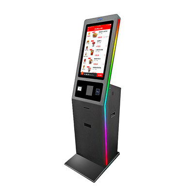 27-calowy pojemnościowy ekran dotykowy samoobsługowy kiosk z drukarką Skaner czytnika NFC