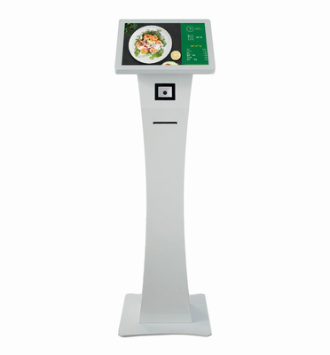Wolnostojący kiosk samoobsługowy 21,5 z ekranem dotykowym i drukarką termiczną