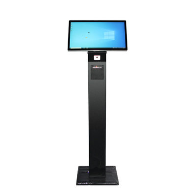 15.6 21.5 32 cali Kiosk samodzielnego zamawiania Reklama Kiosk ekranu dotykowego Kiosk ekranu dotykowego Windows 10 Kiosk informacji Kiosk samodzielnego serwisowania Kiosk biletowy z drukarką termiczną i skanerem kodu QR