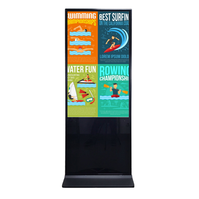 55-calowy pełny czarny 10 punktów IR ekran dotykowy Kiosk Android System Windows All In One