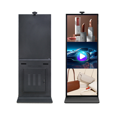 70' pionowy pełnoprawny ekran 4K IR ekran dotykowy LCD Kiosk reklamowy z kamerą