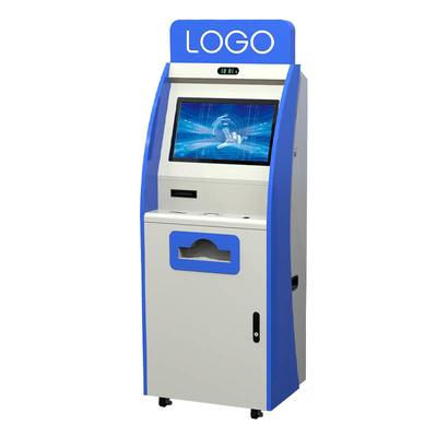 22-calowy czytnik kart osobistych A4 Drukarka skaner kodu QR Kiosk samoobsługowy dla szpitala