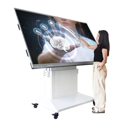 Elektryczna tablica dźwigni 65-101 cali dotyku 4K Referencja nauczania Spotkanie Smart Touch Digital Whiteboard
