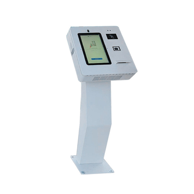 15Kiosk płatniczy bezgotówkowy o pojemności 0,6 cala z wbudowaną drukarką naklejkową kamerą mikrofonem NFC i skanerem kodu QR wodoodporny