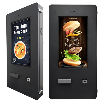 24 cali 1500nits Outdoor Dual Wi-Fi 2.4G 5G Self Service Kiosk Scanner Drukarka NFC