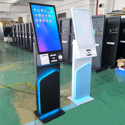 27 cali kiosk płatniczy z paskiem LED i ekranem dotykowym