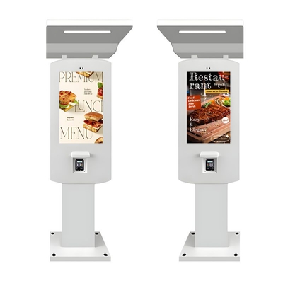 Wodoodporny IP65 Nowy Design Samooobsługowy Odtwarzacz Zamówień Zewnętrzny Automat Płatniczy Szybkie Zamawianie Digital Signage z Systemem Windows Android
