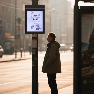 13.3 Inch E Ink Elektroniczny Papier wodoodporny Zewnętrzny Android Digital Signage