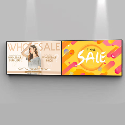 32~55 cali Super Slim wifi Loop LCD Video Wall 1000nit Splice dla centrów handlowych Wayfinding Digital Signage Screen Wall