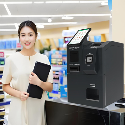 Gorąca sprzedaż Inteligentny system płatności gotówkowych System płatności gotówkowych z monetą Automatyczna kasy dla bezzałogowych supermarketów pralnia