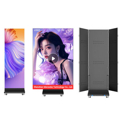 Trzykrotny dwustronny ekran P2.5 P1.86 P1.53 P1.25 LED Mobile Poster