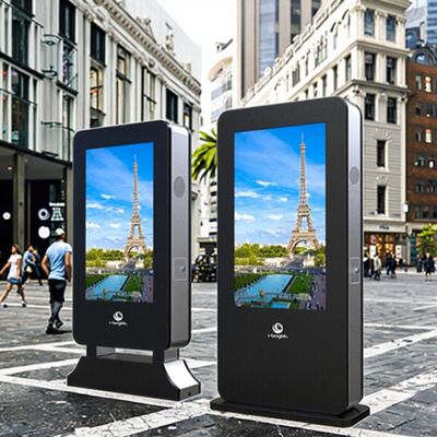 55-calowy zewnętrzny wodoodporny ekran dotykowy telewizor 4K LCD Kiosk