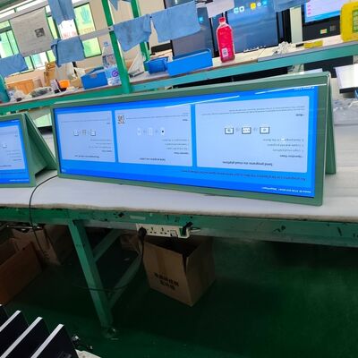 49.5 cali Dual Screen Digital Signage Menu Display dla restauracji