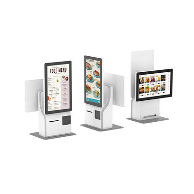 15.6-calowy terminal Android POS ze skanerem kodu QR i drukarką termiczną Kiosk samoobsługowy