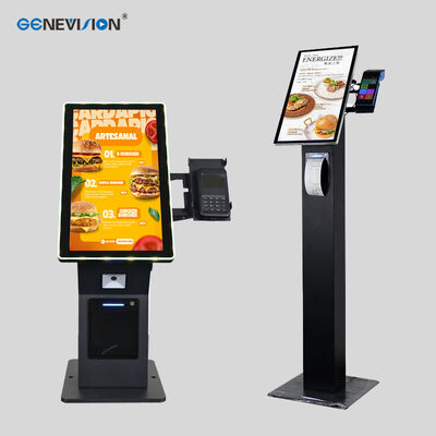 21,5-calowy samoobsługowy kiosk z ekranem dotykowym Multi-Point i oświetleniem LED do płatności bezgotówkowych