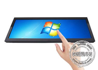 Wyświetlacz ścienny Rozciągnięty wyświetlacz LCD Informacje zapytania 19. 7 cali z systemem Windows