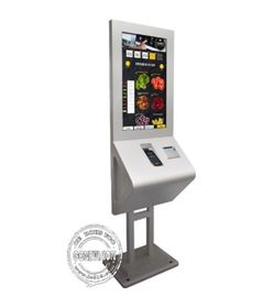 32-calowy kiosk Digital Signage Pojemnościowy dotykowy samodzielny serwis Skaner drukarki