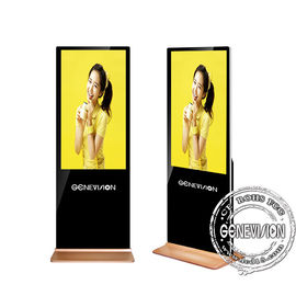 Ultra cienki stojący ekran dotykowy Kiosk Wifi Lcd Reklama Player Android 43 ''