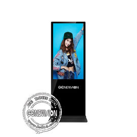 Ultra cienki 43-calowy ekran dotykowy Kiosk stojący stojący ram 2G LCD Digital Signage Android