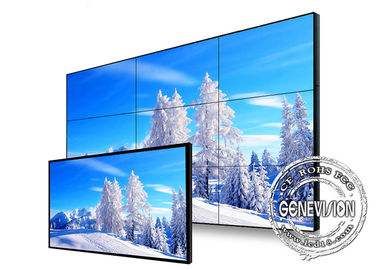 Wąska ramka Elastyczna cyfrowa ściana wideo Digital Signage 65 cali Samsung z konserwacją z przodu