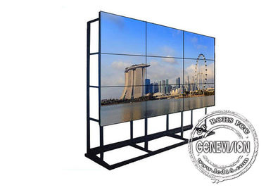 Bezszwowa ściana wideo LCD Wifi Digital Signage 4 * 8 Stojąca szafka 46 cali Samsung