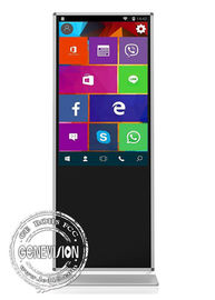 Terminale dotykowe Full HD 1080P LCD Android Sieć 3G 4G WIFI 49 '' Stojak podłogowy