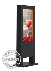 Wolnostojąca reklama zewnętrzna Wyświetlacz LCD 43-calowy wodoodporny kiosk 1920 * 1080