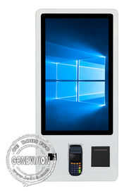 Pojemnościowy ekran dotykowy Self Service Kiosk 32-calowy automat do płatności za karty kredytowe z czytnikiem kart QR Code NFC