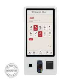 Pojemnościowy samoobsługowy kiosk USB z automatem płatniczym Kiosk 43 cale ze skanerem POS drukarki