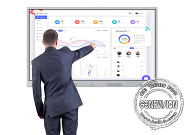 75-calowa sala konferencyjna Interaktywny ekran dotykowy 4K z powłoką antyodblaskową Inteligentna tablica Digital Signage