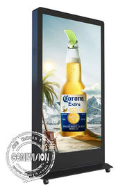 Android 6.0 Ekran dotykowy poza Digital Signage 65-calowy aparat rozpoznawania twarzy Kiosk reklamowy LCD