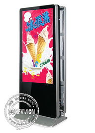 Ekran HD Bezprzewodowy Digital Signage 65-calowy kiosk z dwustronnym ekranem dotykowym z folią 4g