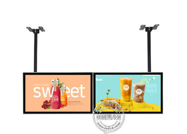 32-calowy ekran reklamowy LCD z systemem Android 9 do montażu sufitowego Digital Signage Podwójny ekran
