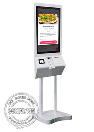 Super cienki 27-calowy ekran dotykowy samoobsługowy kiosk z samoobsługą z systemem Android 7.1