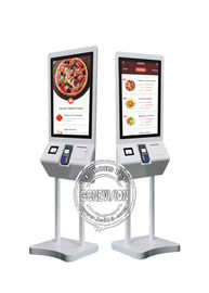 Samoobsługowy kiosk Mcdonald's 27-calowy ekran dotykowy Android ze skanerem drukarki POS