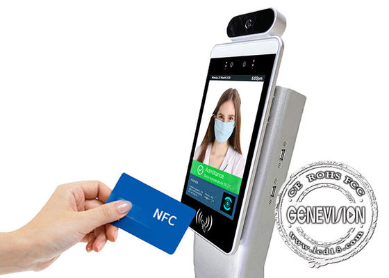 8-calowy skaner kodów zdrowotnych UE AI Camera Smart Pass Ekran LCD z czujnikiem temperatury