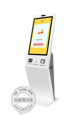 Stojący na podłodze ekran dotykowy Kiosk z biletami samoobsługowymi Android 6.0