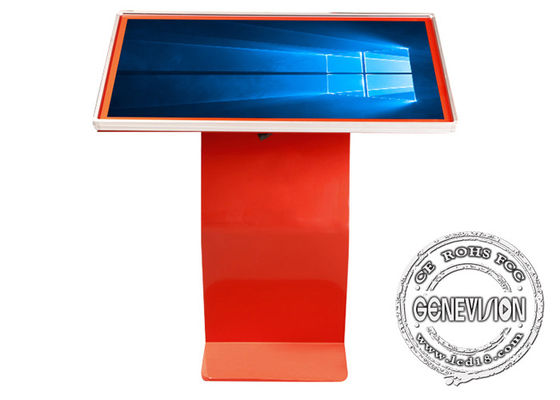 55-calowy czerwony kiosk z ekranem dotykowym Partii Komunistycznej, 400 cd / m2