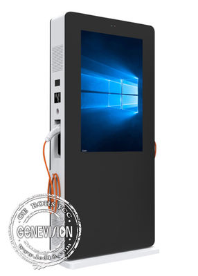 Protokół OCPP 1.6 7KW 44KW EV Stacja ładowania samochodów Zewnętrzny kiosk z oznakowaniem cyfrowym