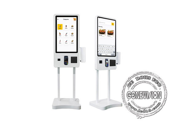 Odpowiedź 8ms 32-calowy kiosk z ekranem dotykowym PCAP do płatności rachunków