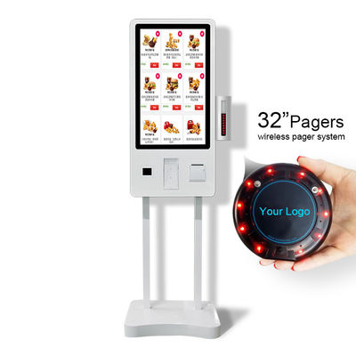 Reakcja 8 ms 32-calowy kiosk z ekranem dotykowym TFT do płatności samoobsługowych