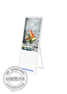 43-calowe stojące składane przenośne tablice menu LCD Digital Signage