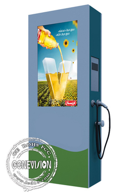 43-calowy Totem reklamowy LCD IP65 do stacji ładującej EV