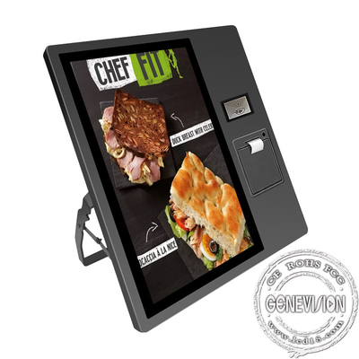 Desktop Slim Self Service Kiosk ze skanerem i drukarką 21,5 cala